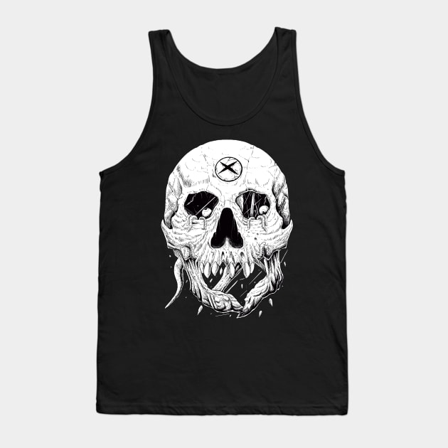 BRUTAL SKULL Tank Top by irvanyudap